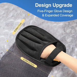 Pet static hair removal gloves, brush remover,